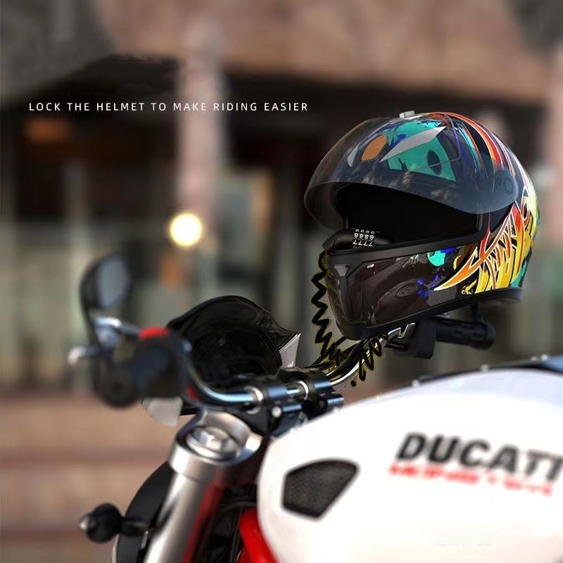 Portable Password Wire Anti-Th - Mountain Biking Helmet 评论和价格