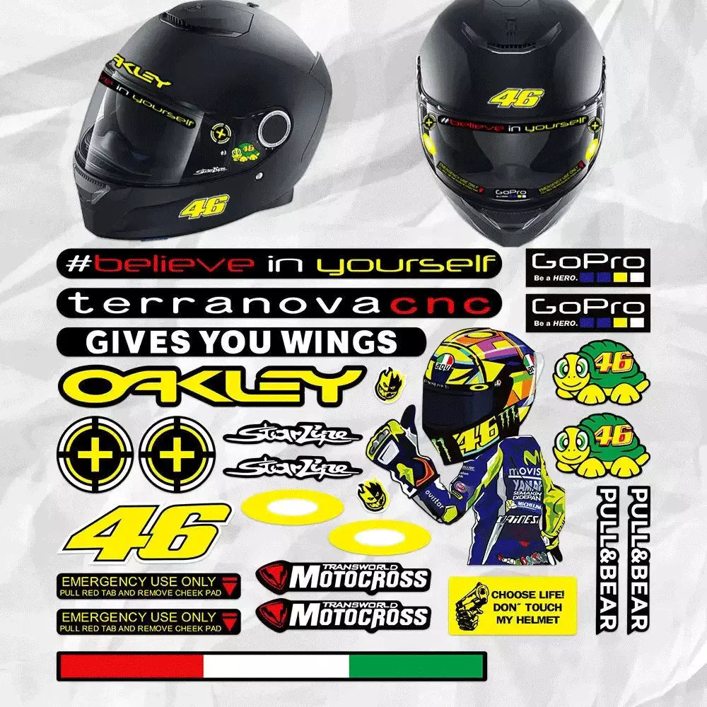 Reflective Decor Stickers for  - Mountain Biking Helmet 评论和价格