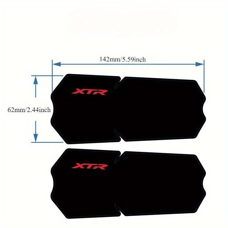 2D Flat Sticker 2pcs/XTR-M9100 - Mountain Biking Helmet 评论和价格
