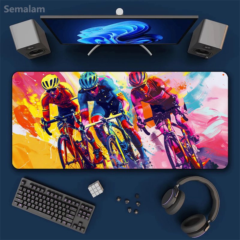 Gaming Mouse Pad 1pc Large Mou - Mountain Biking Game 评论和价格