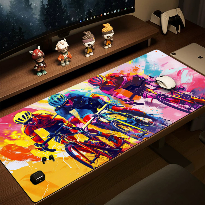 Gaming Mouse Pad 1pc Large Mou - Mountain Biking Game 评论和价格