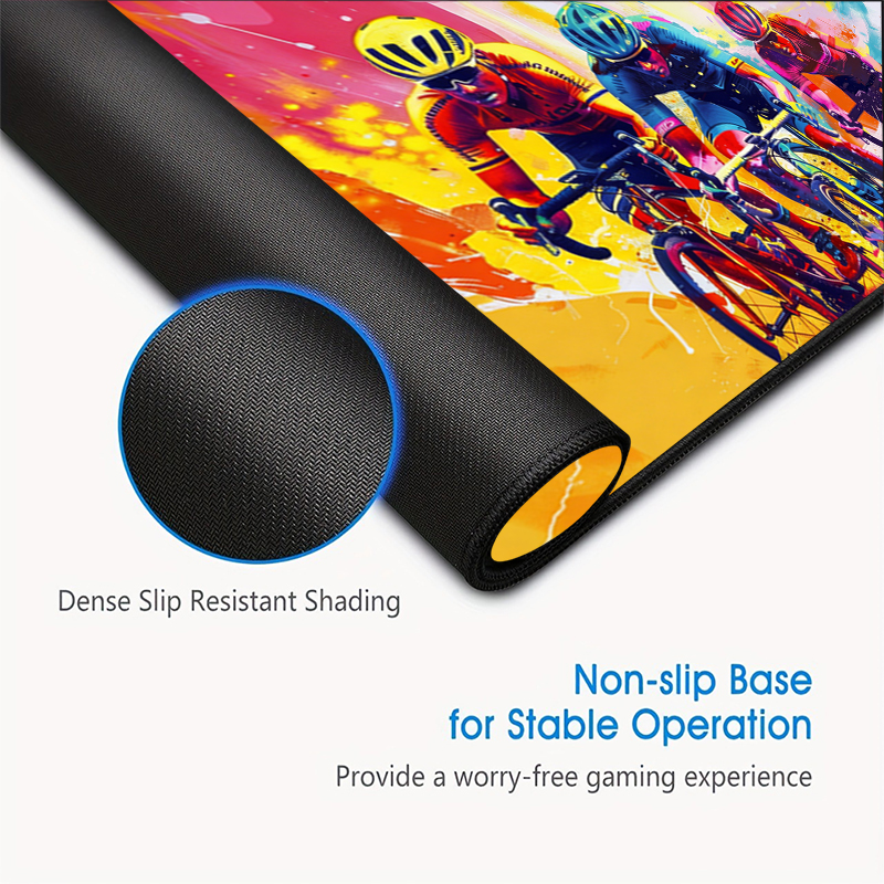 Gaming Mouse Pad 1pc Large Mou - Mountain Biking Game 评论和价格