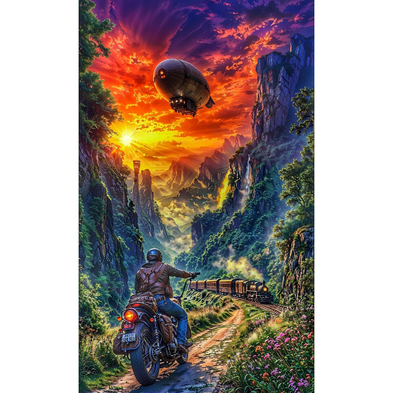 500/1000/1200/2000 PCS Jigsaw  - Mountain Biking Game 评论和价格