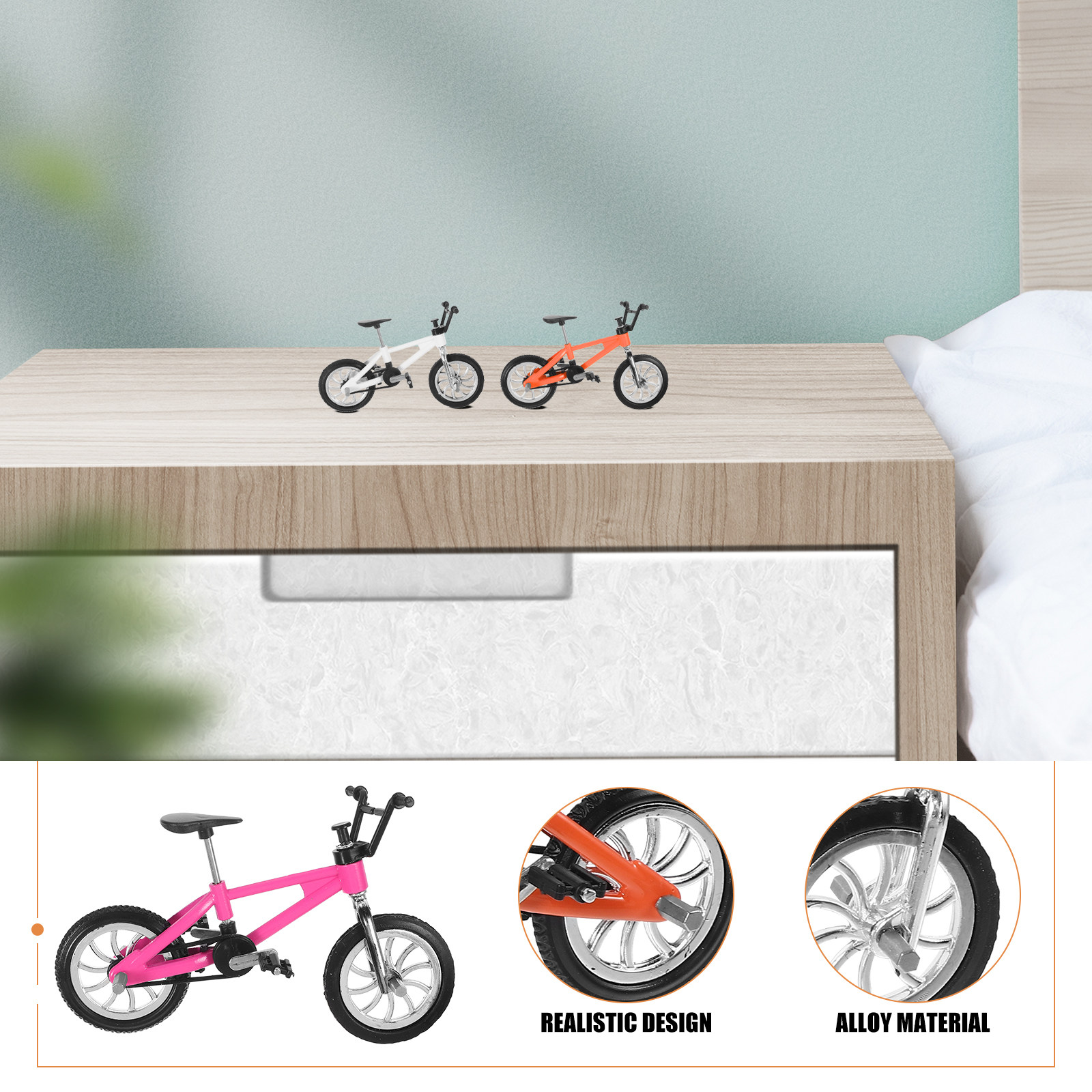 4Pcs Simulation Mini Bike Mode - Mountain Biking Game 评论和价格