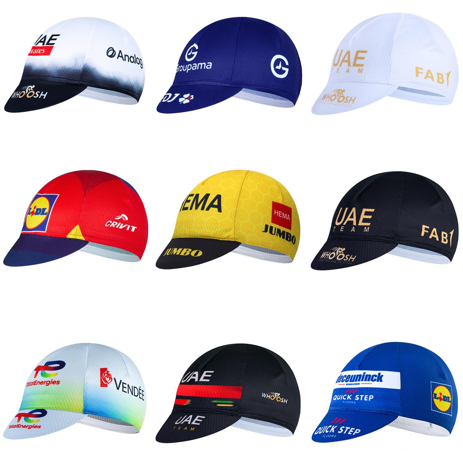 White 2026 UAE Cycling Hat MEN - Mountain Biking Uae 评论和价格