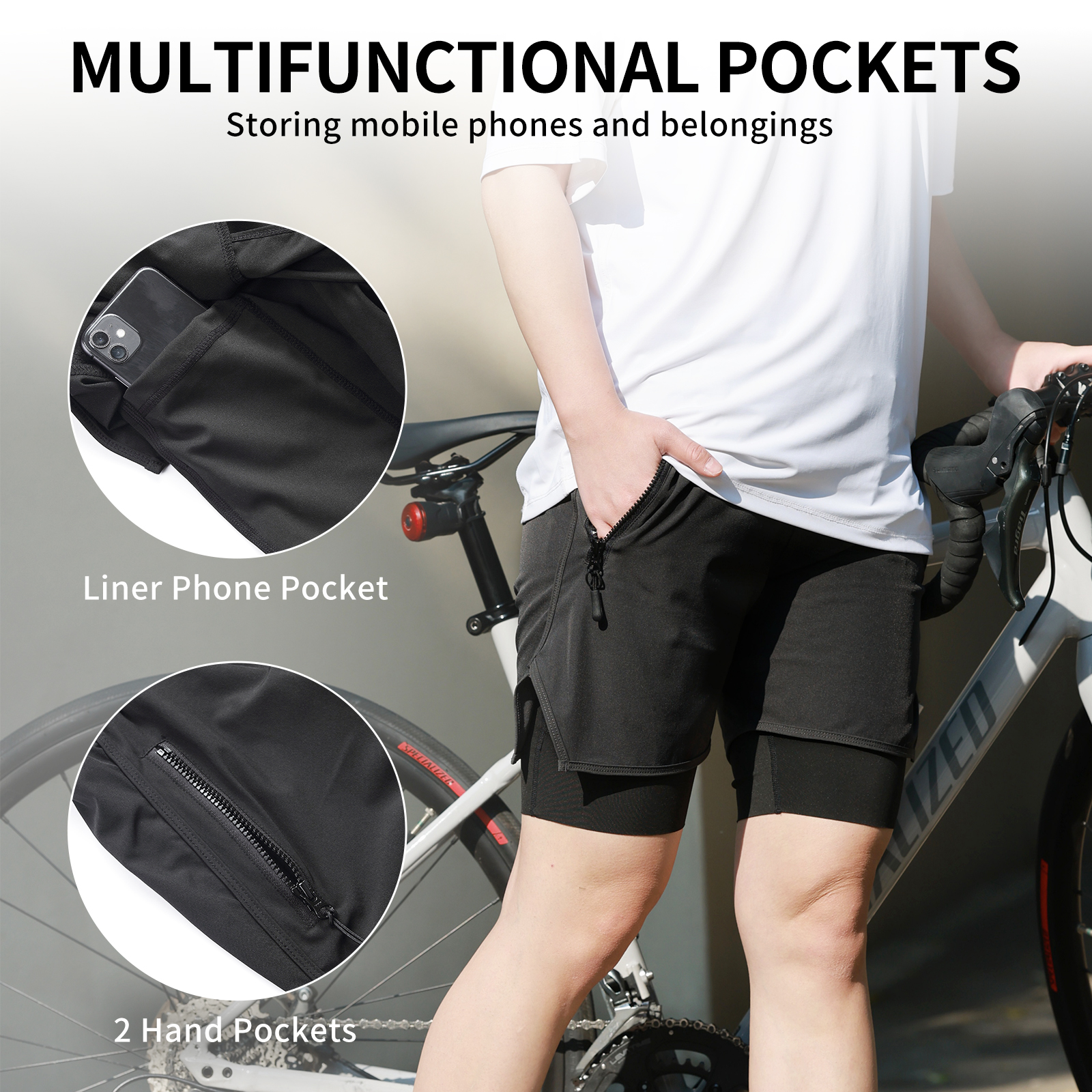 WOSAWE Bicycle Shorts Spring S - Mountain Biking Underwear 评论和价格